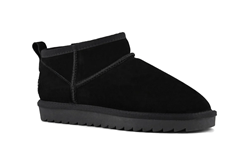 SHORT WINTER BOOT SUEDE BLACK 